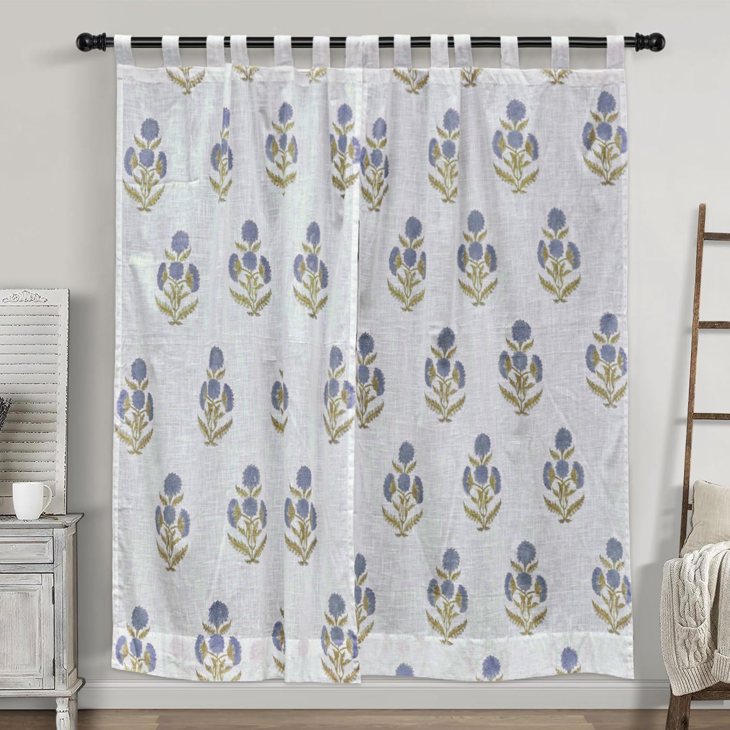 Traditional Handcrafted Cotton Curtain HG-04B