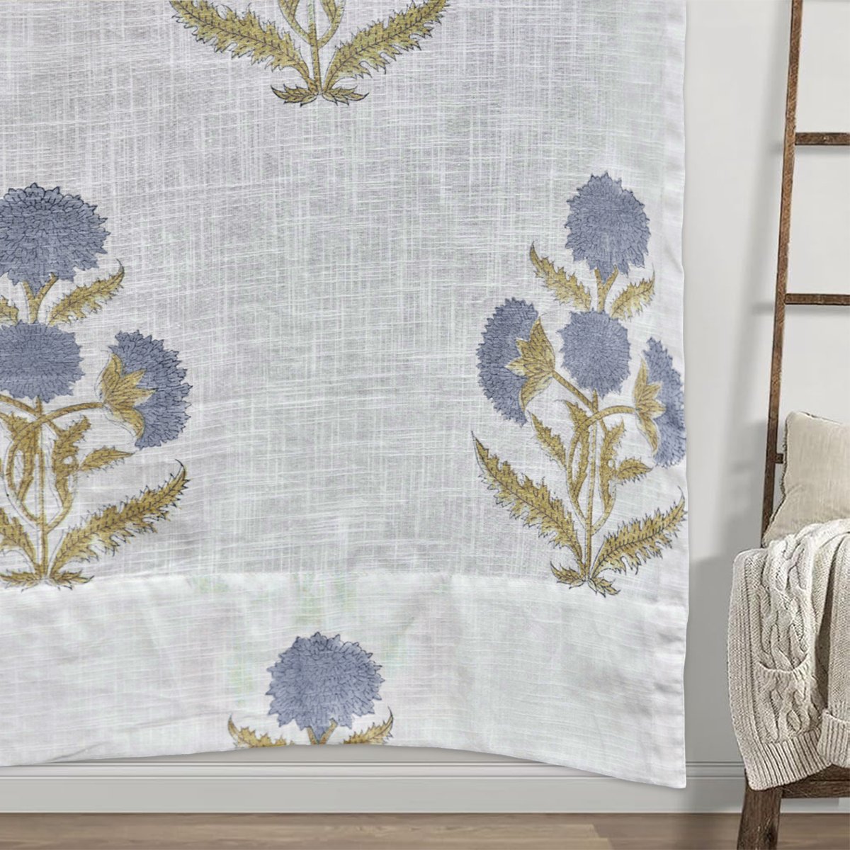 Traditional Handcrafted Cotton Curtain HG-04B - Image 2