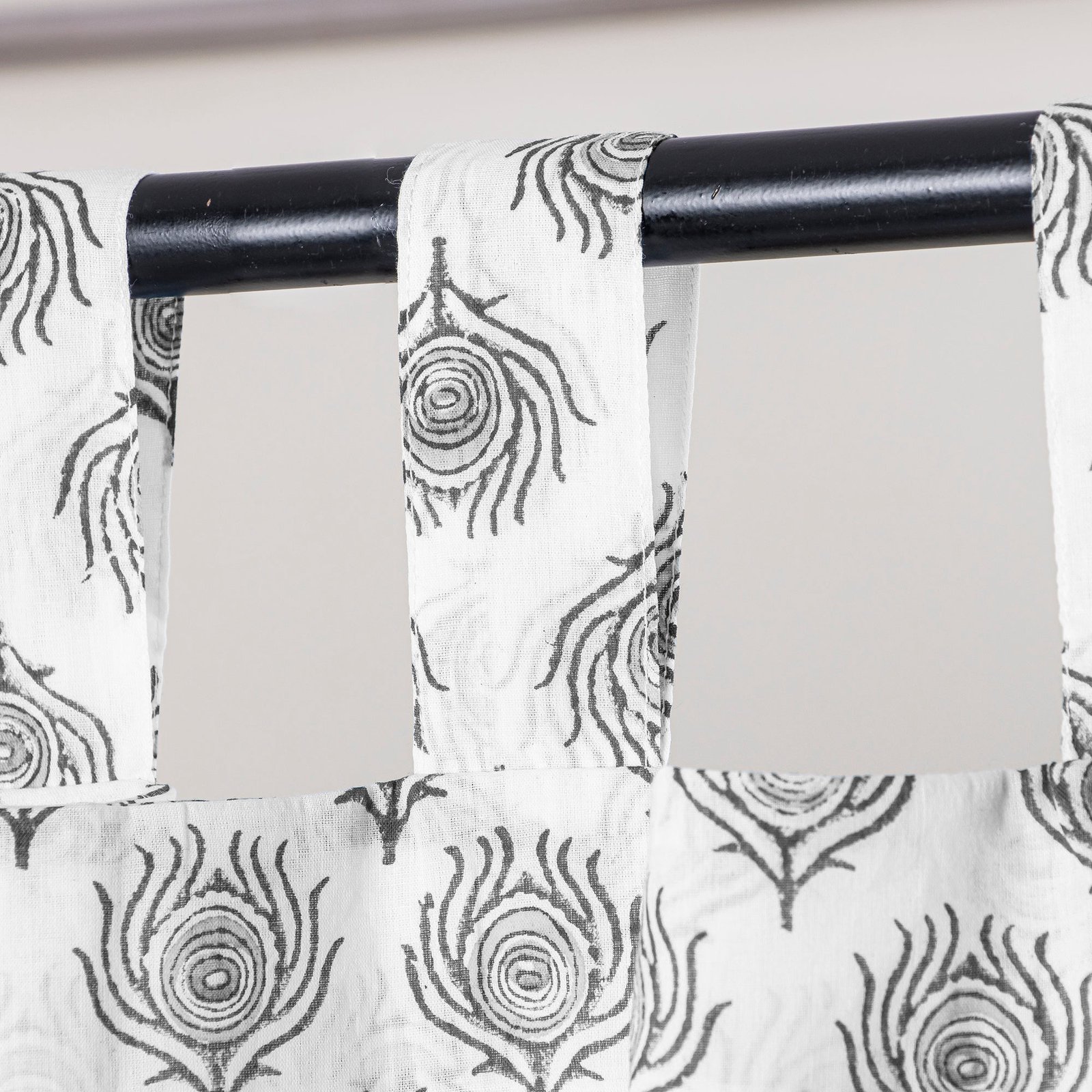 Handcrafted Block Printed Room Divider Curtain HG-05B - Image 4