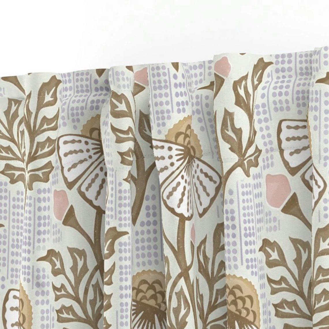 Hand Block Printed Ethnic Pattern Curtain HG-07B - Image 2