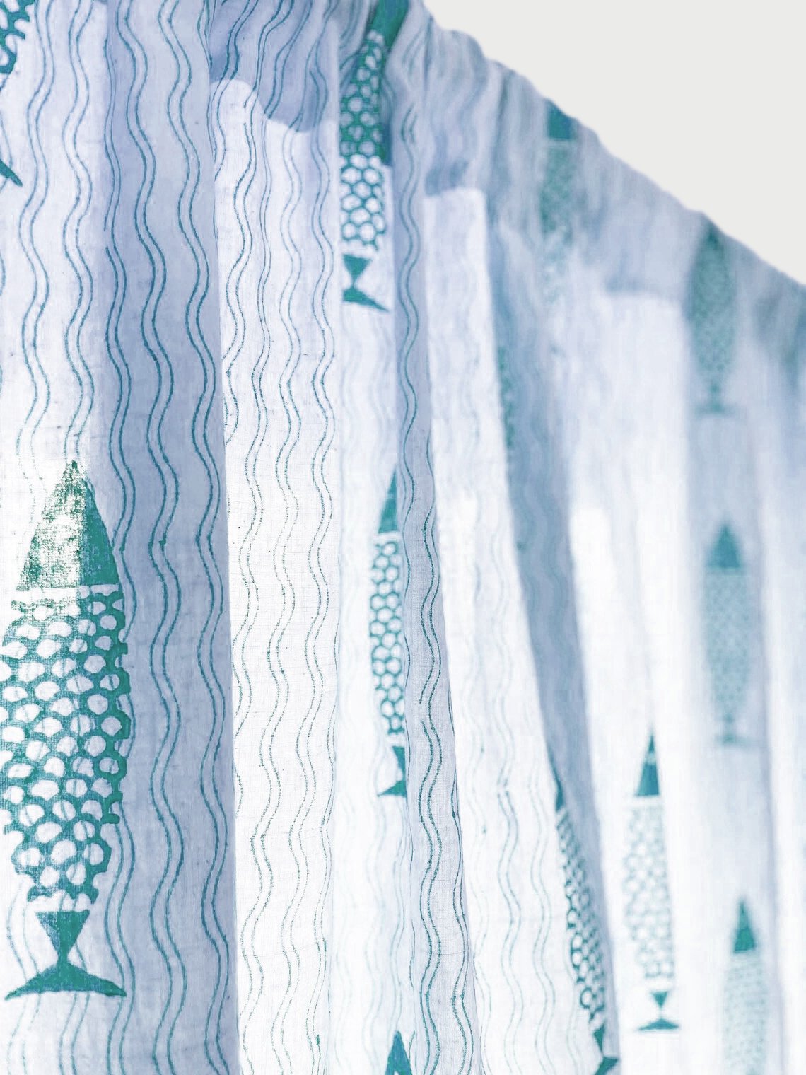 Handmade Cotton Curtain with Natural Dyes HG-09A - Image 4