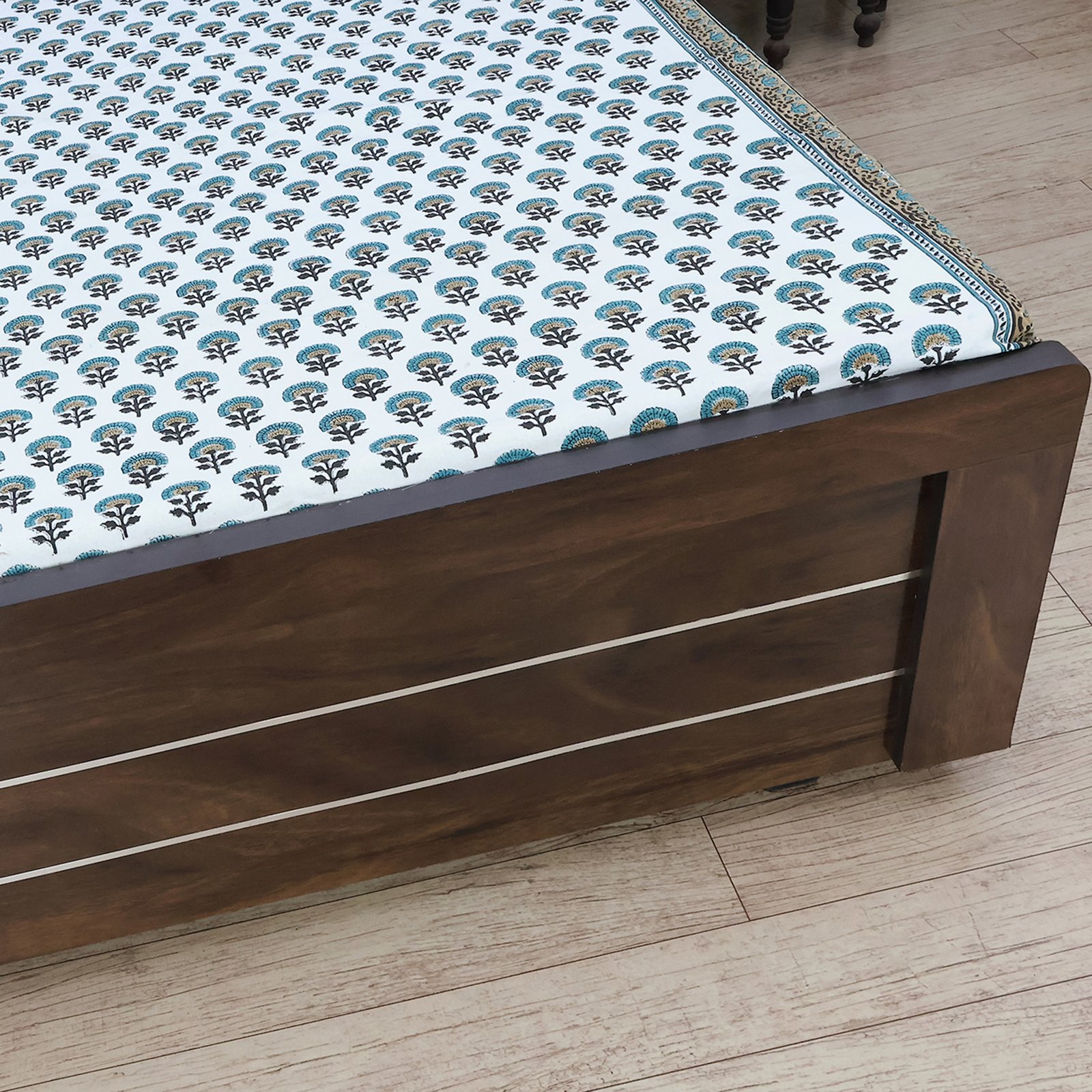 Handmade Indian Block Print Cotton Bedsheet HG-BS-02 - Image 4