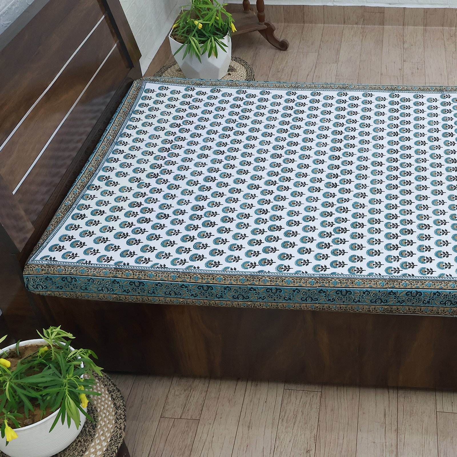 Handmade Indian Block Print Cotton Bedsheet HG-BS-02 - Image 5