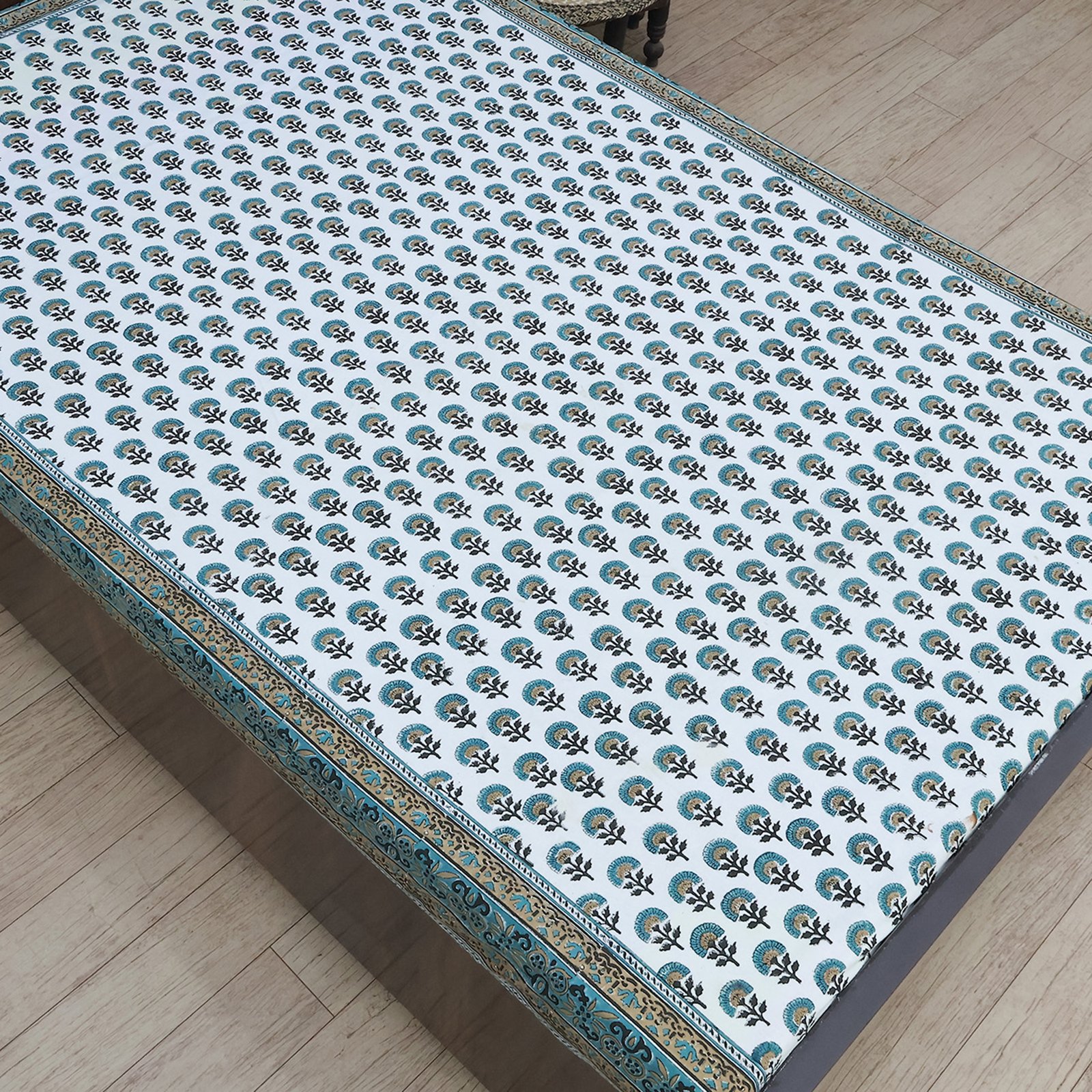 Handmade Indian Block Print Cotton Bedsheet HG-BS-02 - Image 6