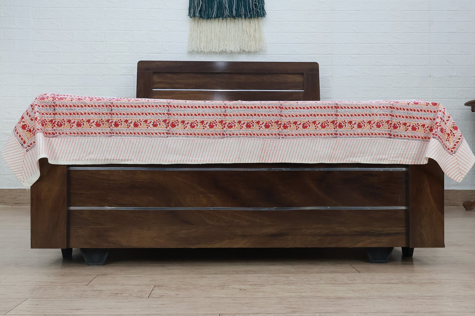 Ethnic Floral Hand Block Printed Bedsheet HG-BS-07 - Image 2