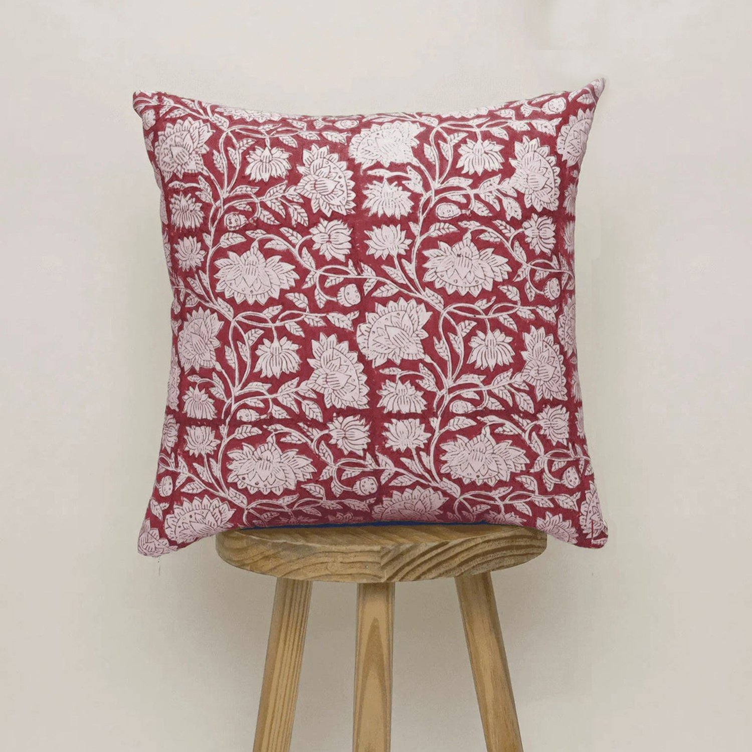 Handmade Indian Block Print Cushion Cover HG-CC-02A