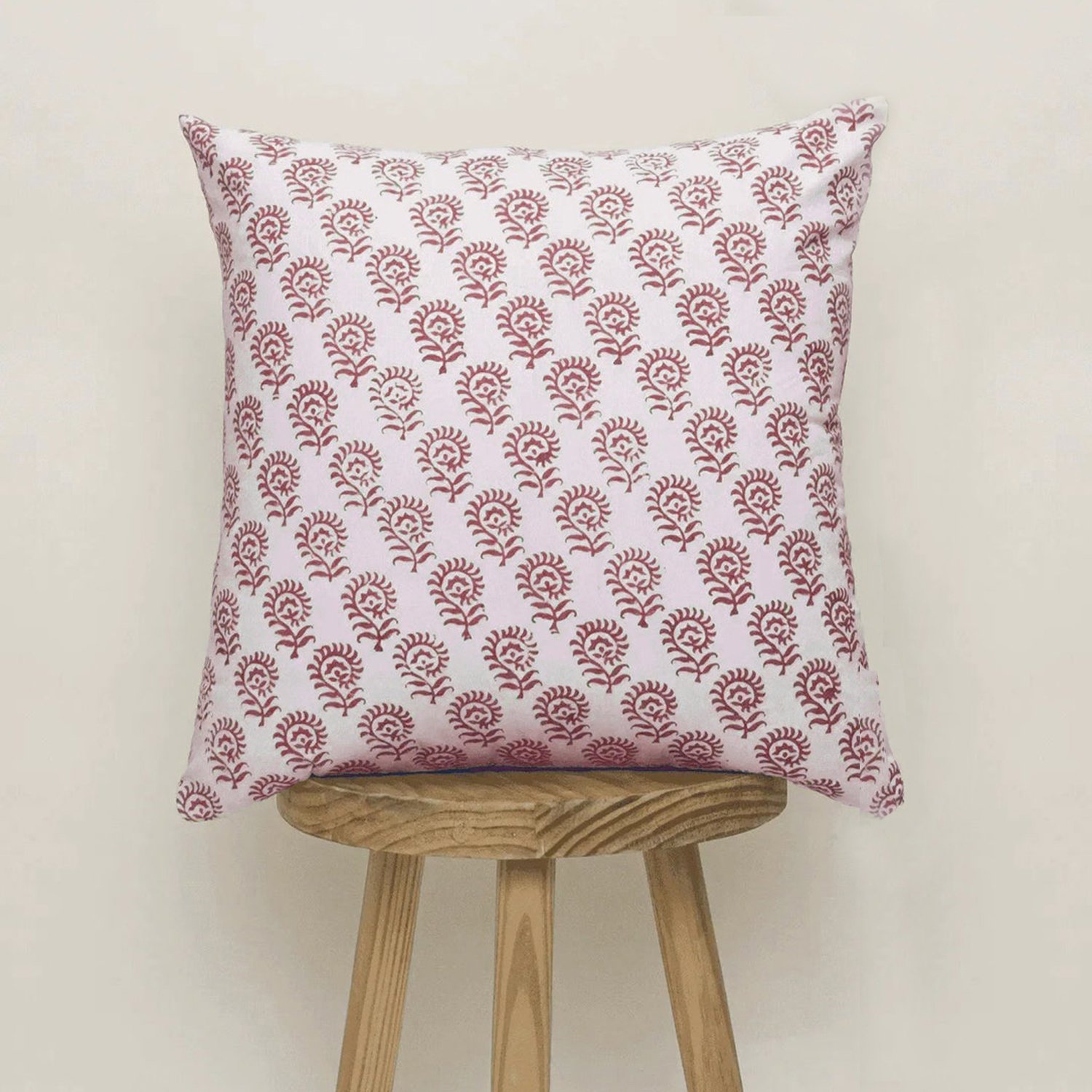 Handmade Indian Block Print Cushion Cover HG-CC-02A - Image 2