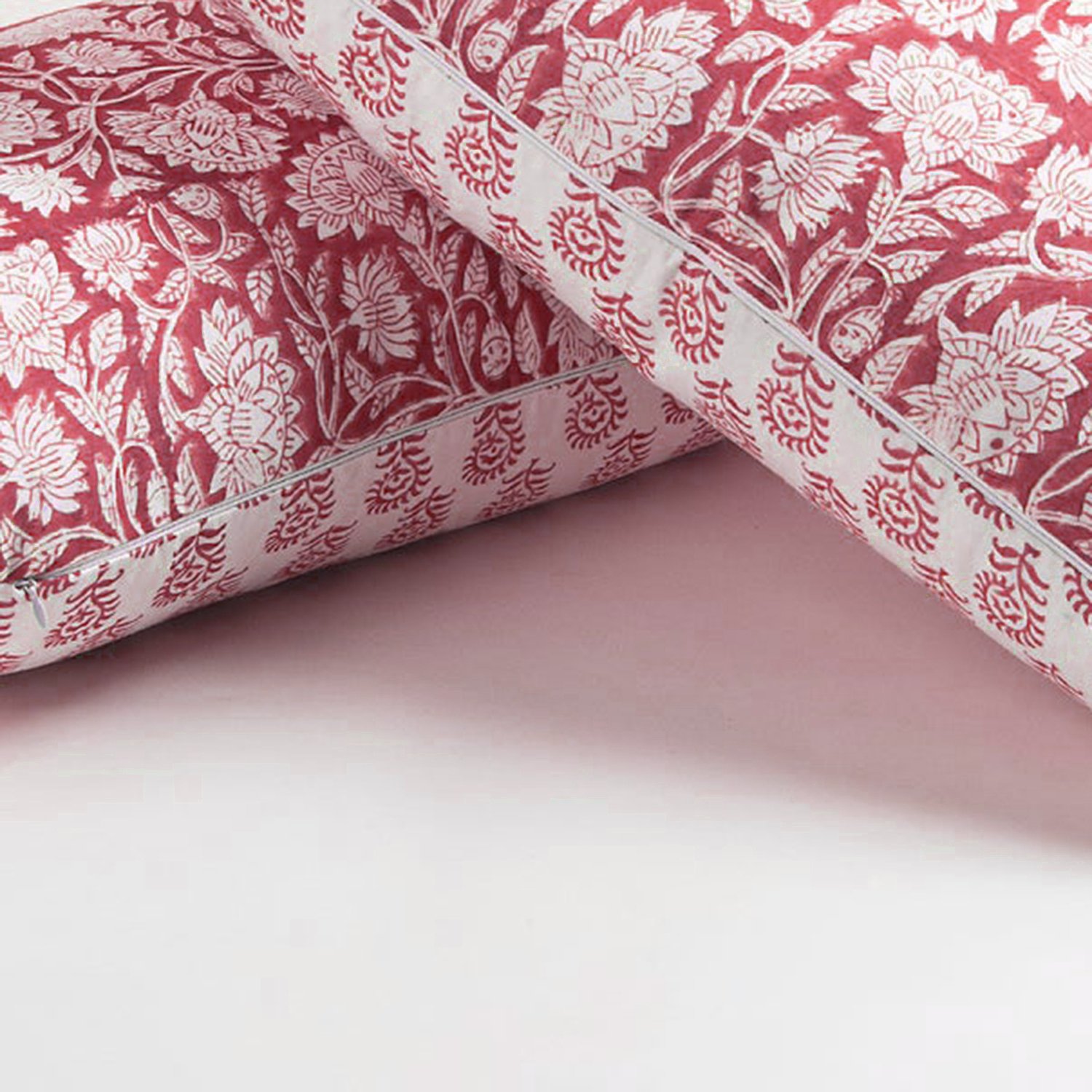 Handmade Indian Block Print Cushion Cover HG-CC-02A - Image 5