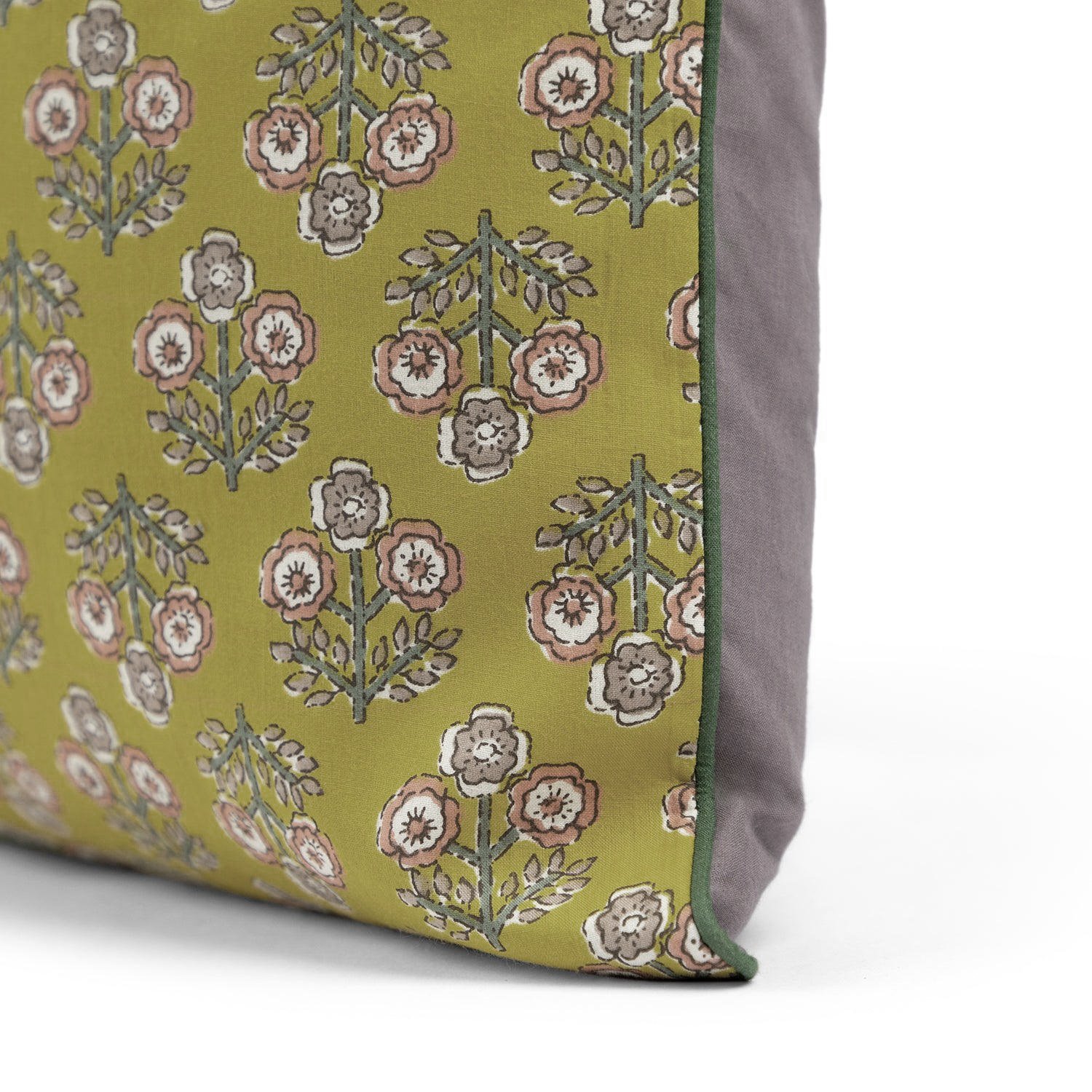 Eco-Friendly Cotton Cushion Cover with Block Print HG-CC-06A - Image 4