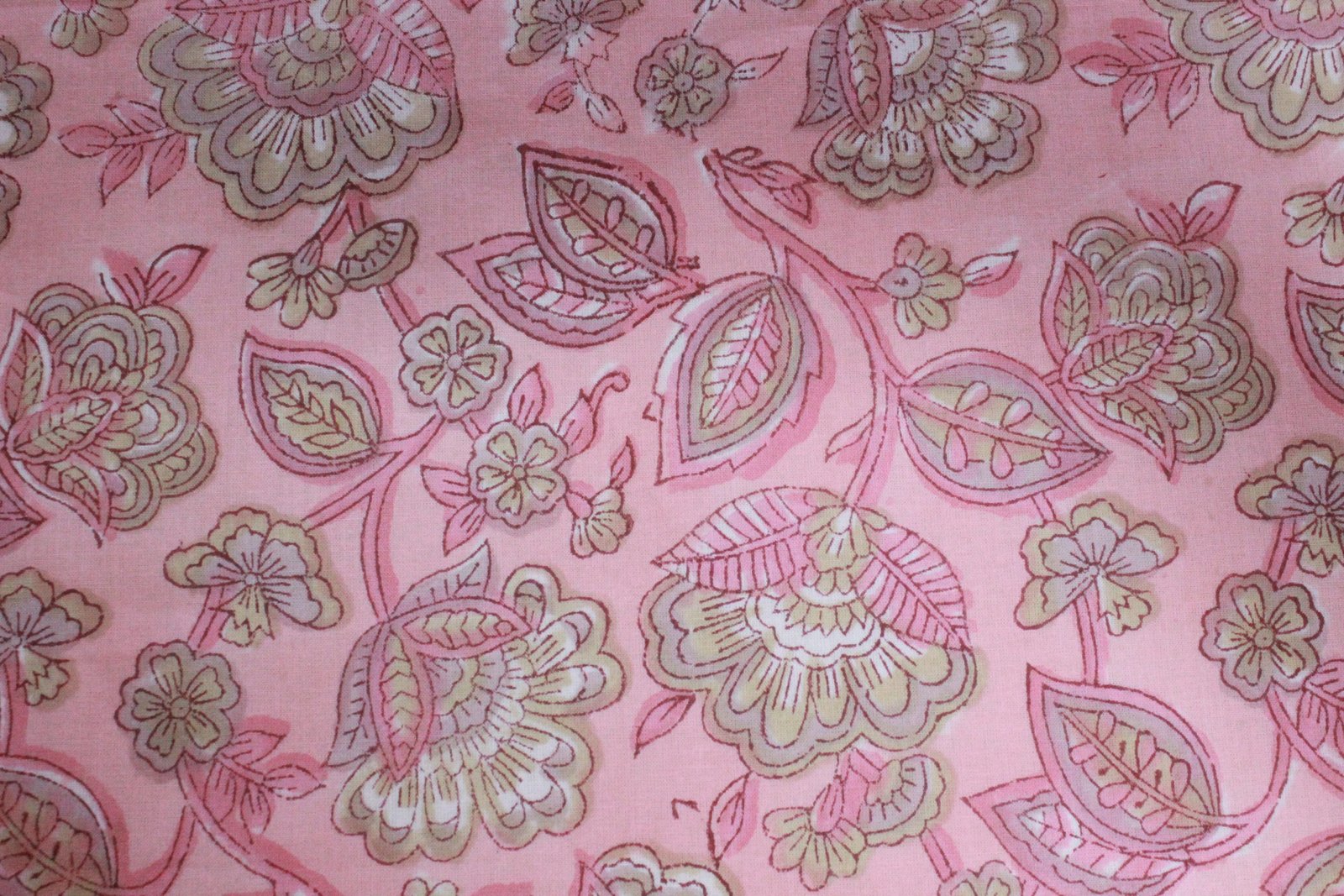 Indian Cotton Fabric with Block Print Design HG-FB-1468 - Image 4