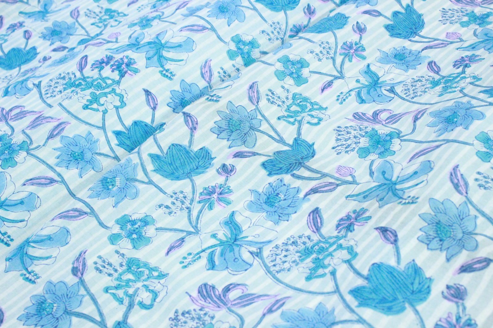 Handmade Block Printed Cotton Craft Fabric HG-FB-1469 - Image 4