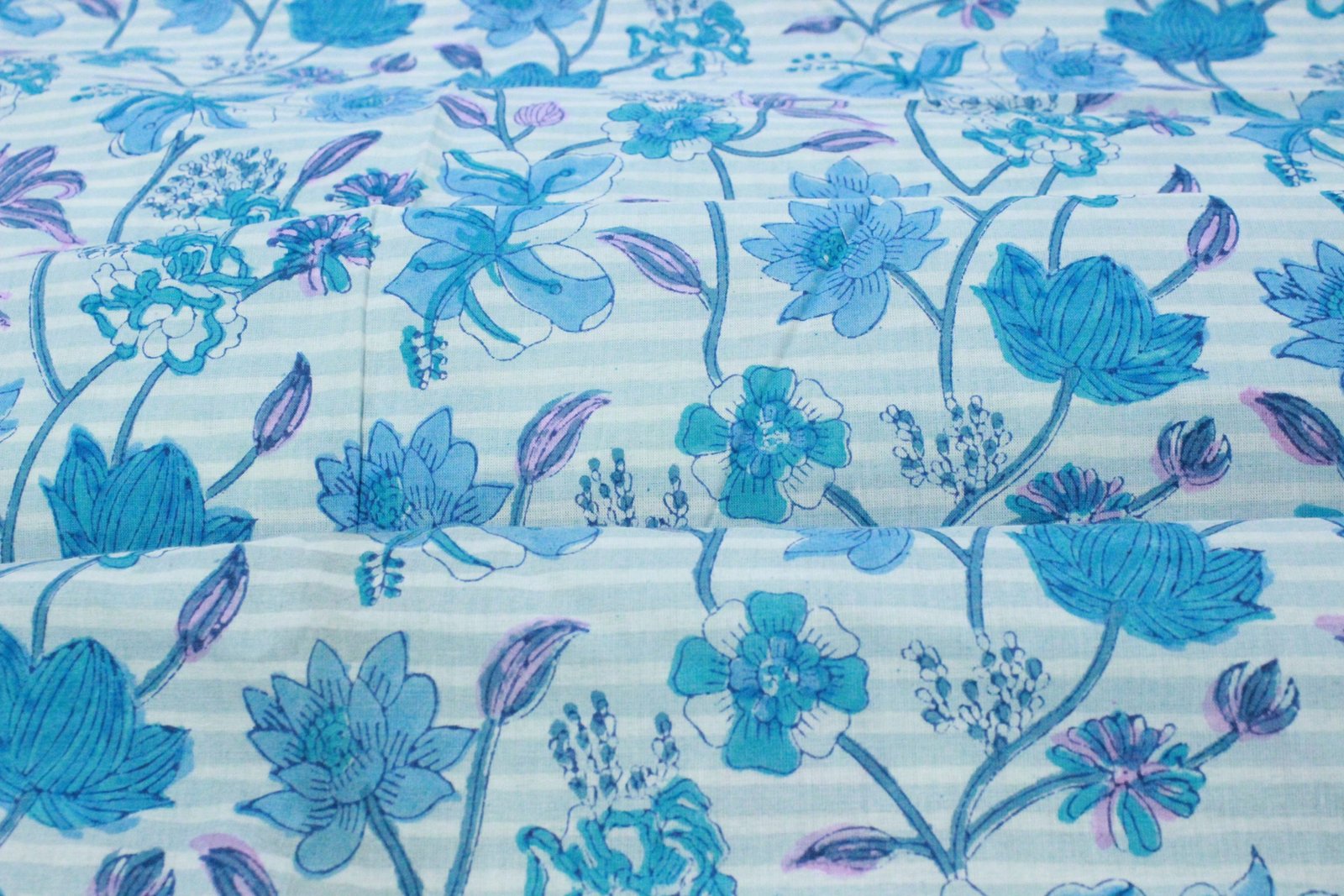 Handmade Block Printed Cotton Craft Fabric HG-FB-1469 - Image 5