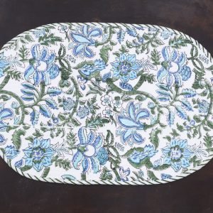 Hand Block Printed Cotton Mat HG-MT-002