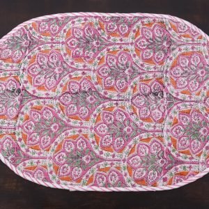 Handmade Block Printed Table Mat HG-MT-008