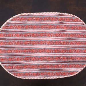 Hand Block Printed Cotton Mat HG-MT-009