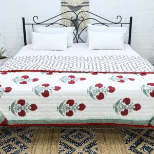 Handmade Block Printed Bed Quilt HG-QLT-006