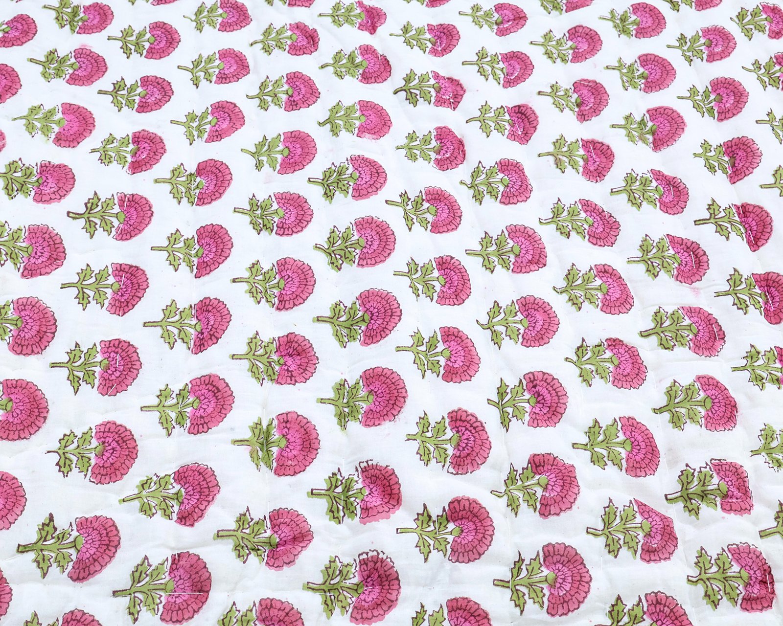 Eco-Friendly Cotton Quilt – Hand Block Print HG-QLT-007 - Image 2