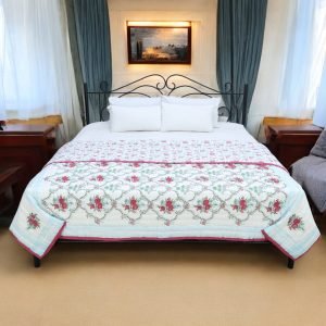 Hand Block Printed Cotton Quilt HG-QLT-010