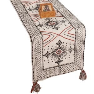 Eco-Friendly Cotton Table Runner – Handcrafted HG-RN-04