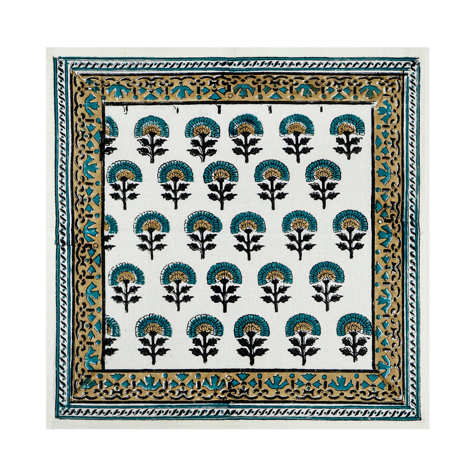 Hand Block Printed Cotton Napkin Set NP-5002