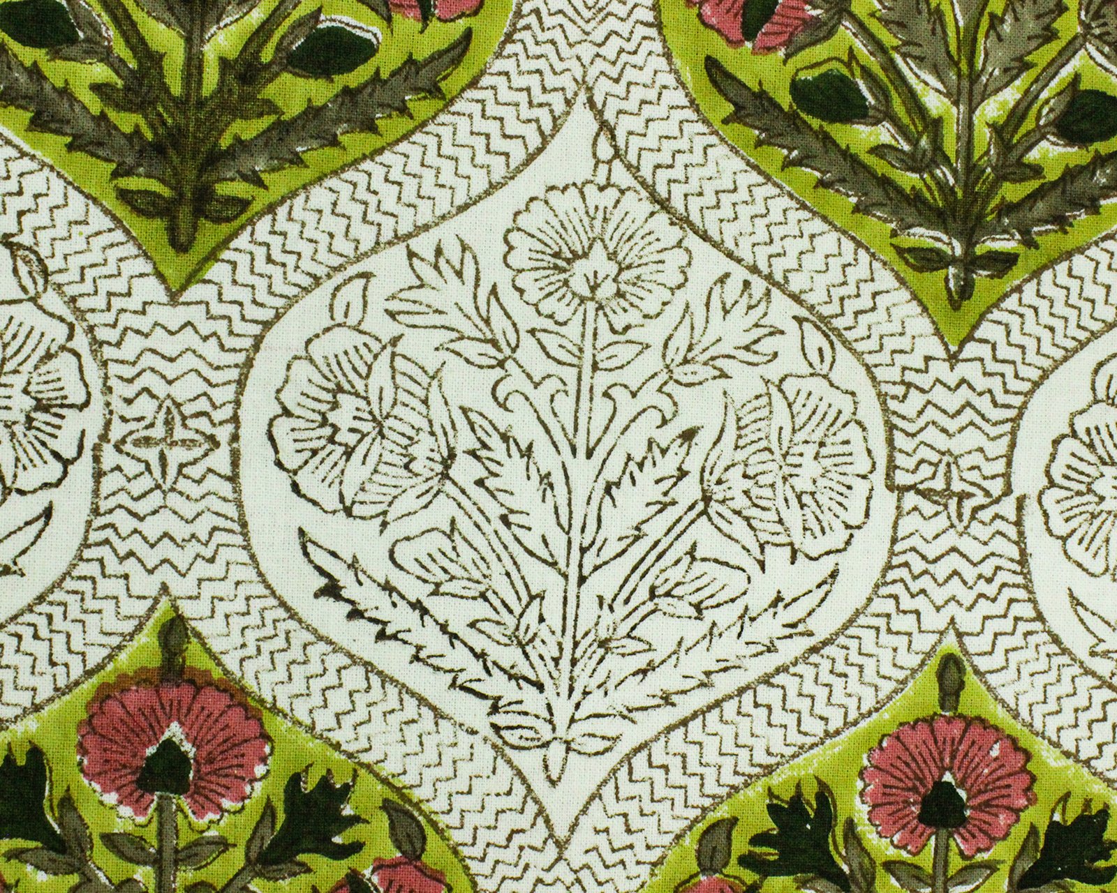 Ethnic Floral Hand Block Printed Table Napkins NP-5004 - Image 4