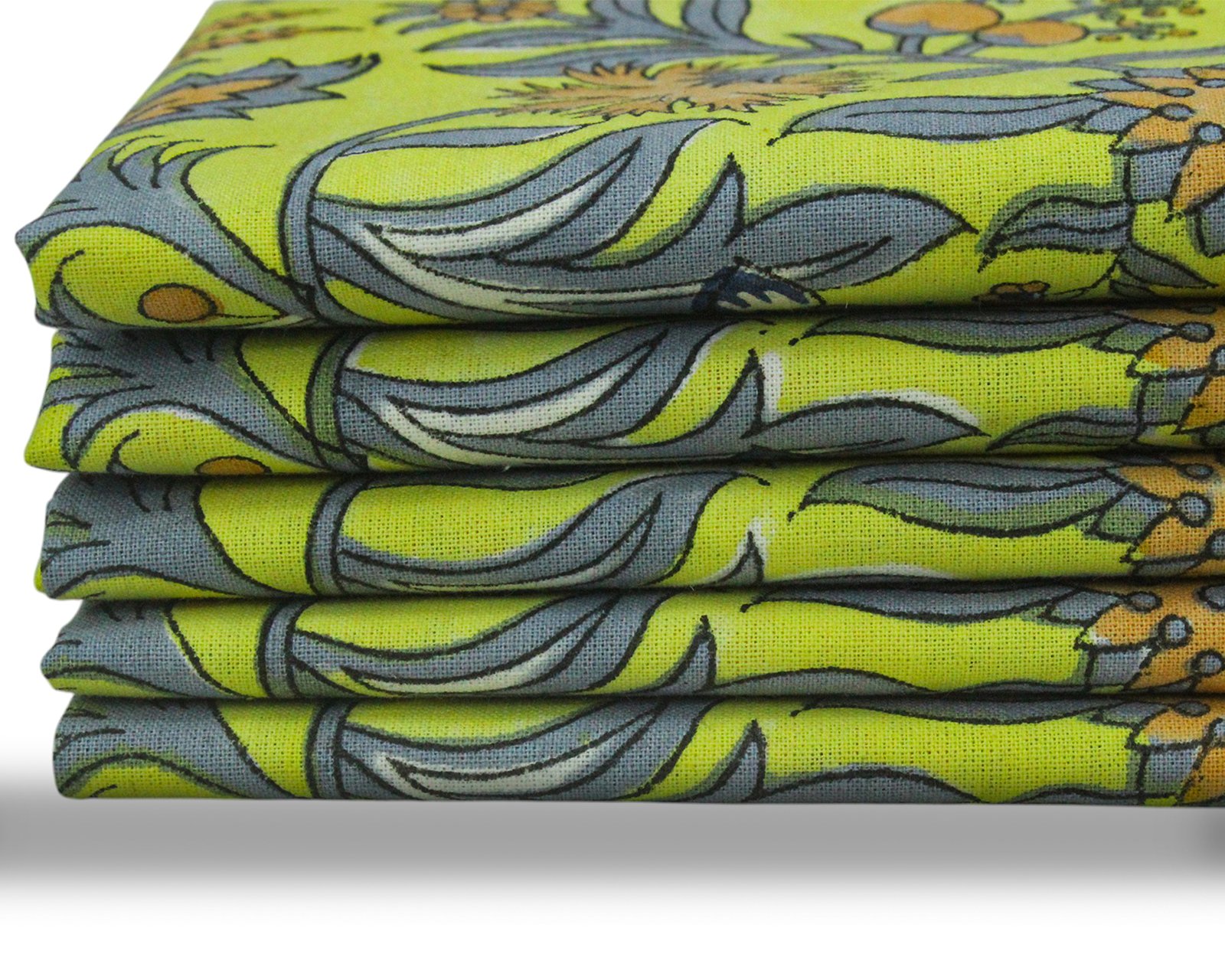 Traditional Indian Hand Block Print Napkins NP-5005 - Image 5