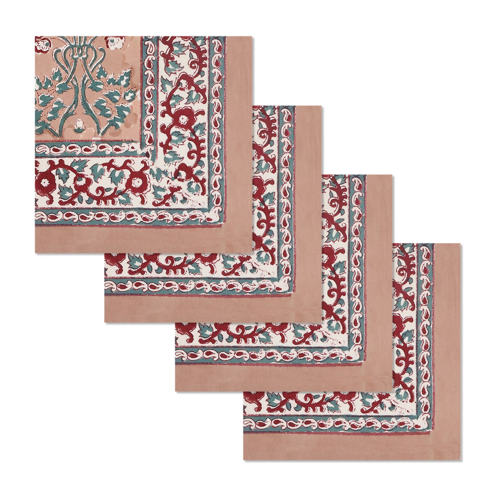 Handmade Block Printed Cloth Napkins NP-5009 - Image 2