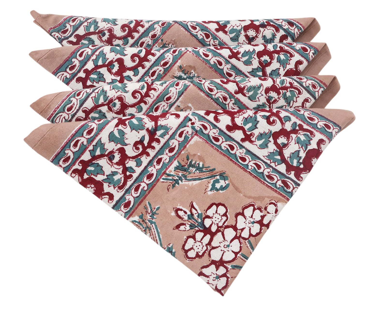 Handmade Block Printed Cloth Napkins NP-5009 - Image 6