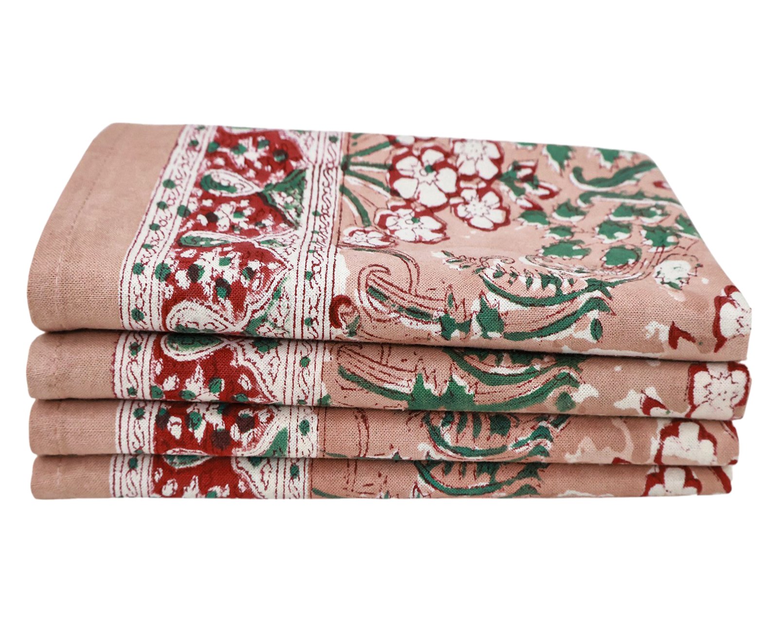 Handmade Cotton Table Napkin – Block Print NP-5009B - Image 5