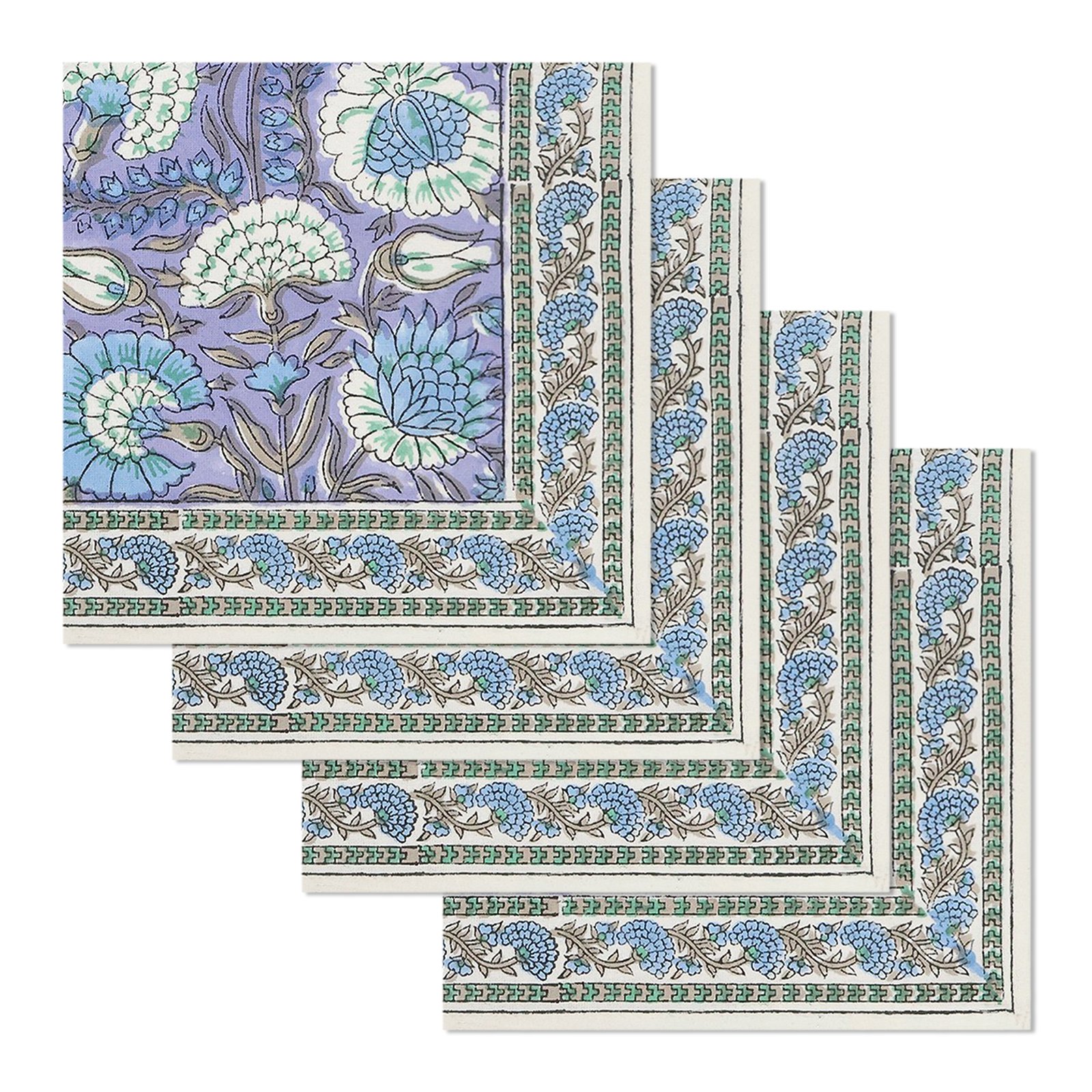 Eco-Friendly Cotton Napkin – Hand Block Print NP-5011 - Image 2