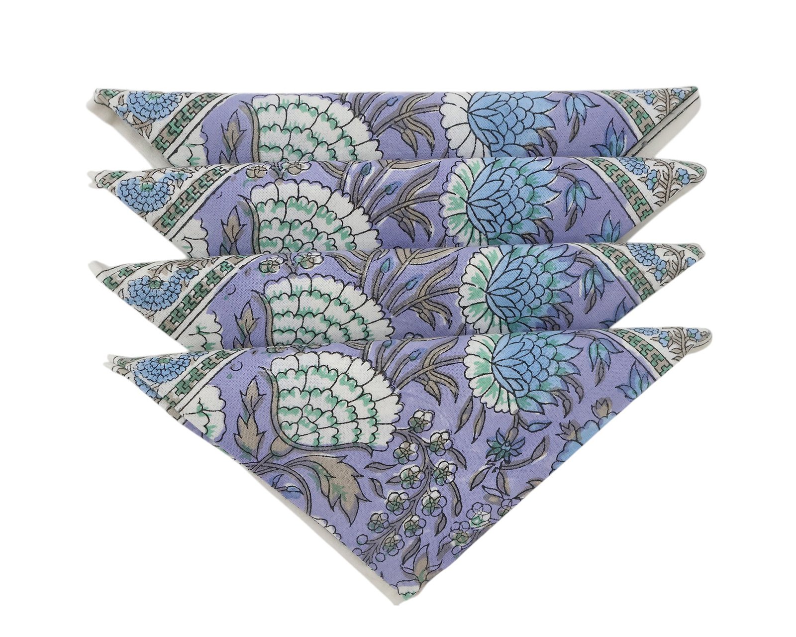 Eco-Friendly Cotton Napkin – Hand Block Print NP-5011 - Image 5