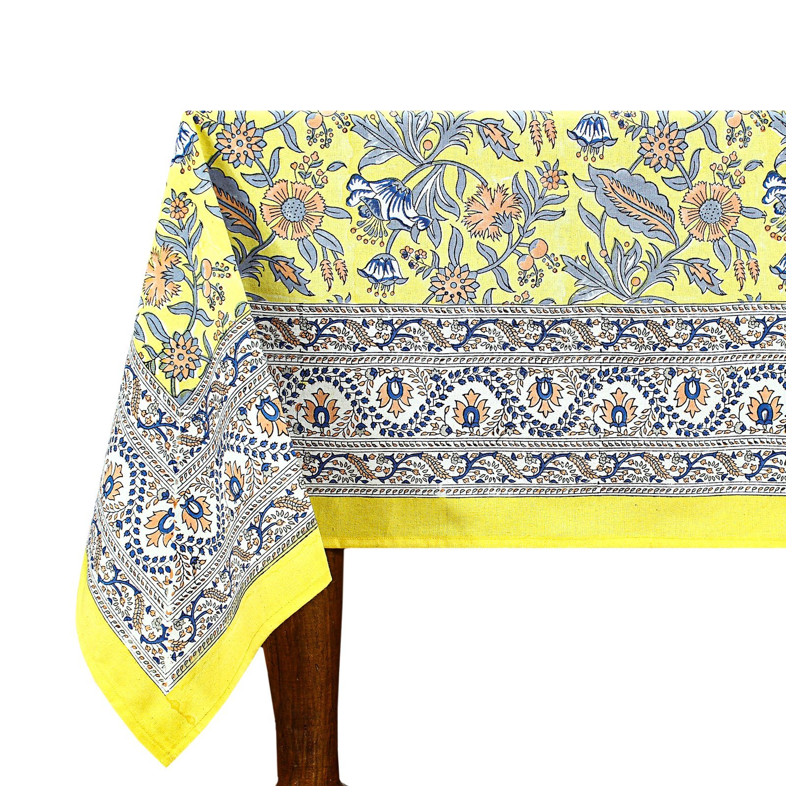 Ethnic Style Handcrafted Block Print Table Cover HG-5005