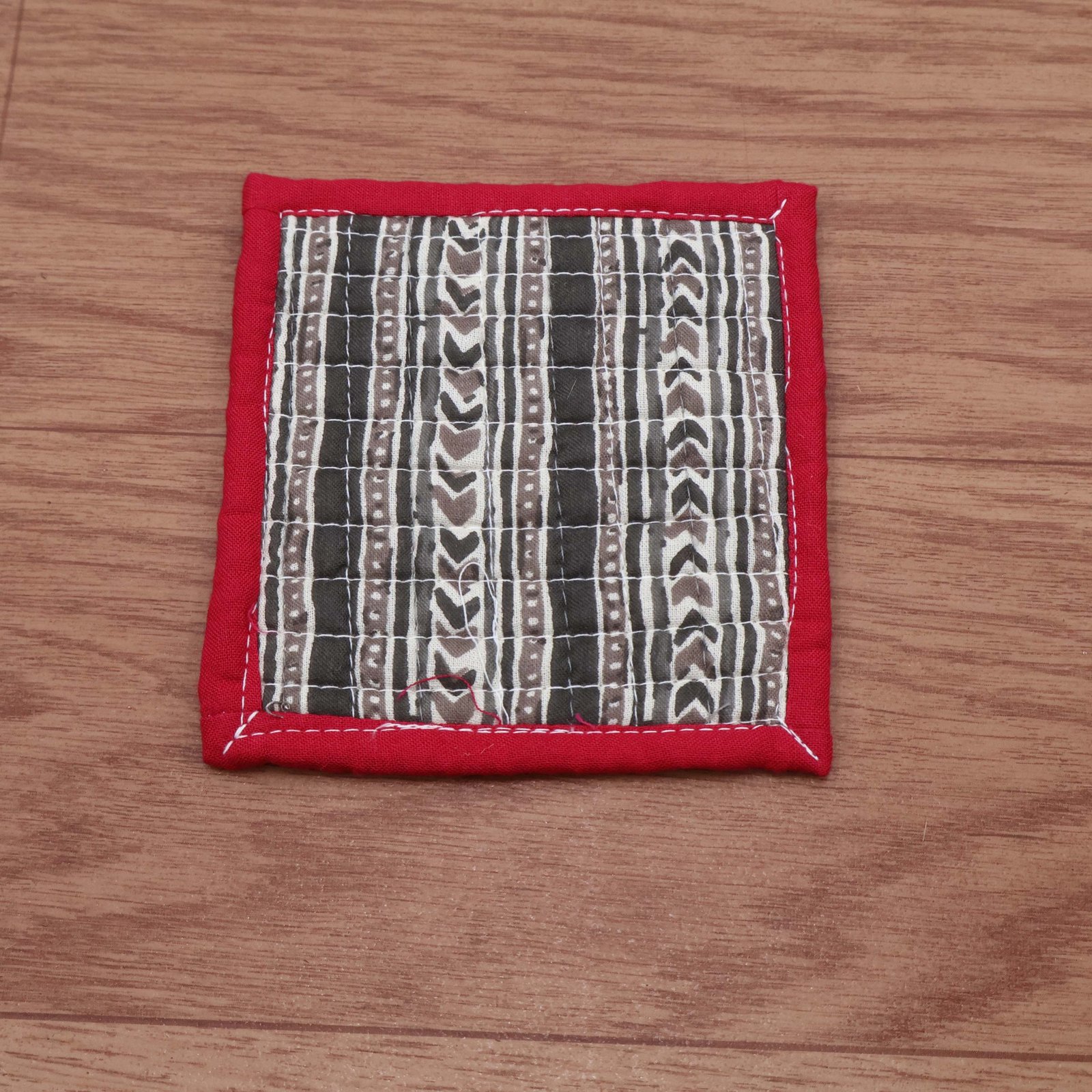 Hand Block Printed Cotton Coasters – Set of 4/6 HG-CO-06 - Image 5