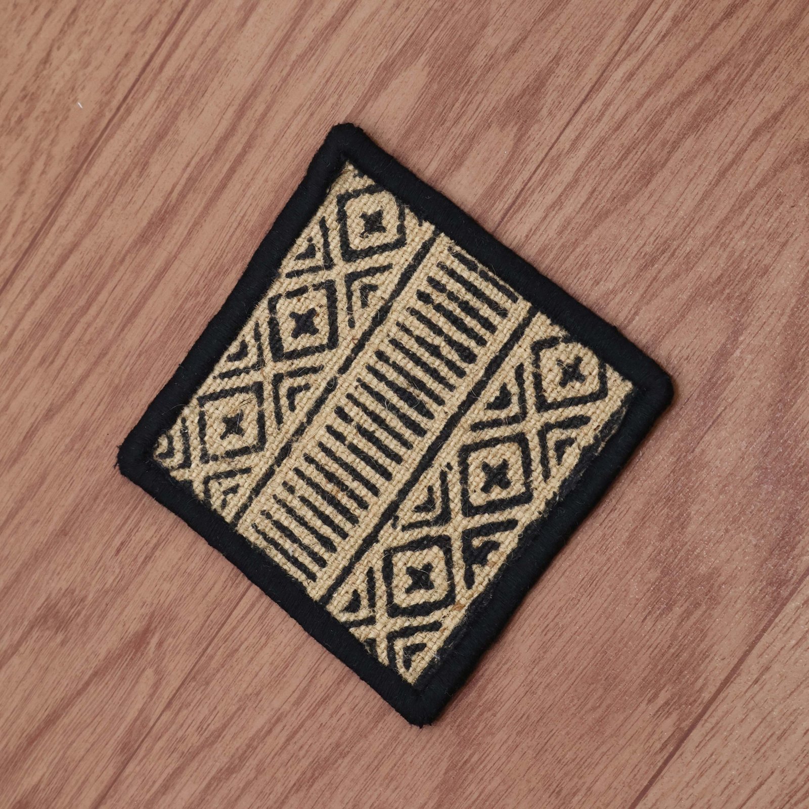 Artisan Block Printed Coasters – 100% Cotton, Handcrafted HG-CO-08 - Image 2