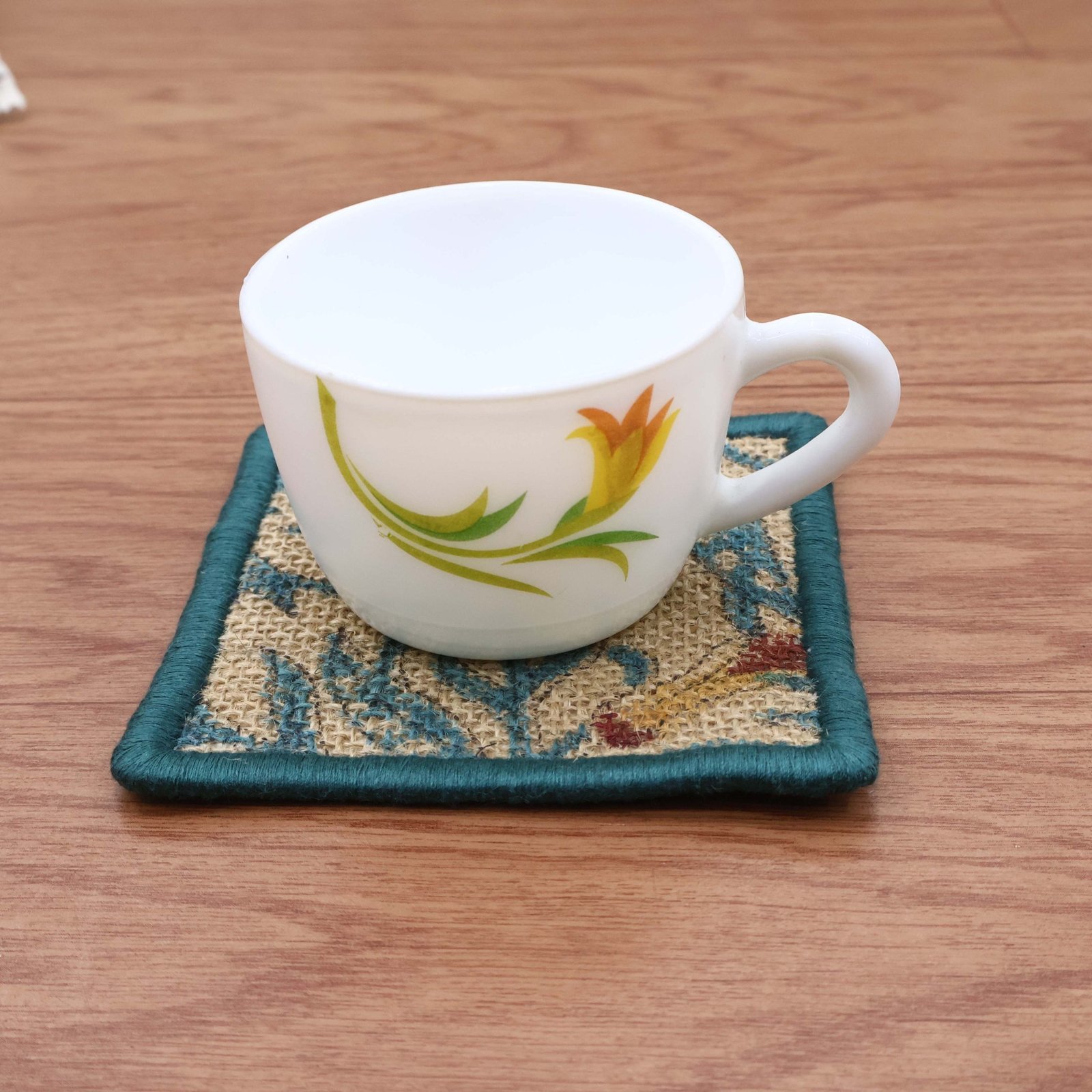 Boho Style Hand Block Printed Drink Coasters – Set of Coasters HG-CO-09 - Image 3