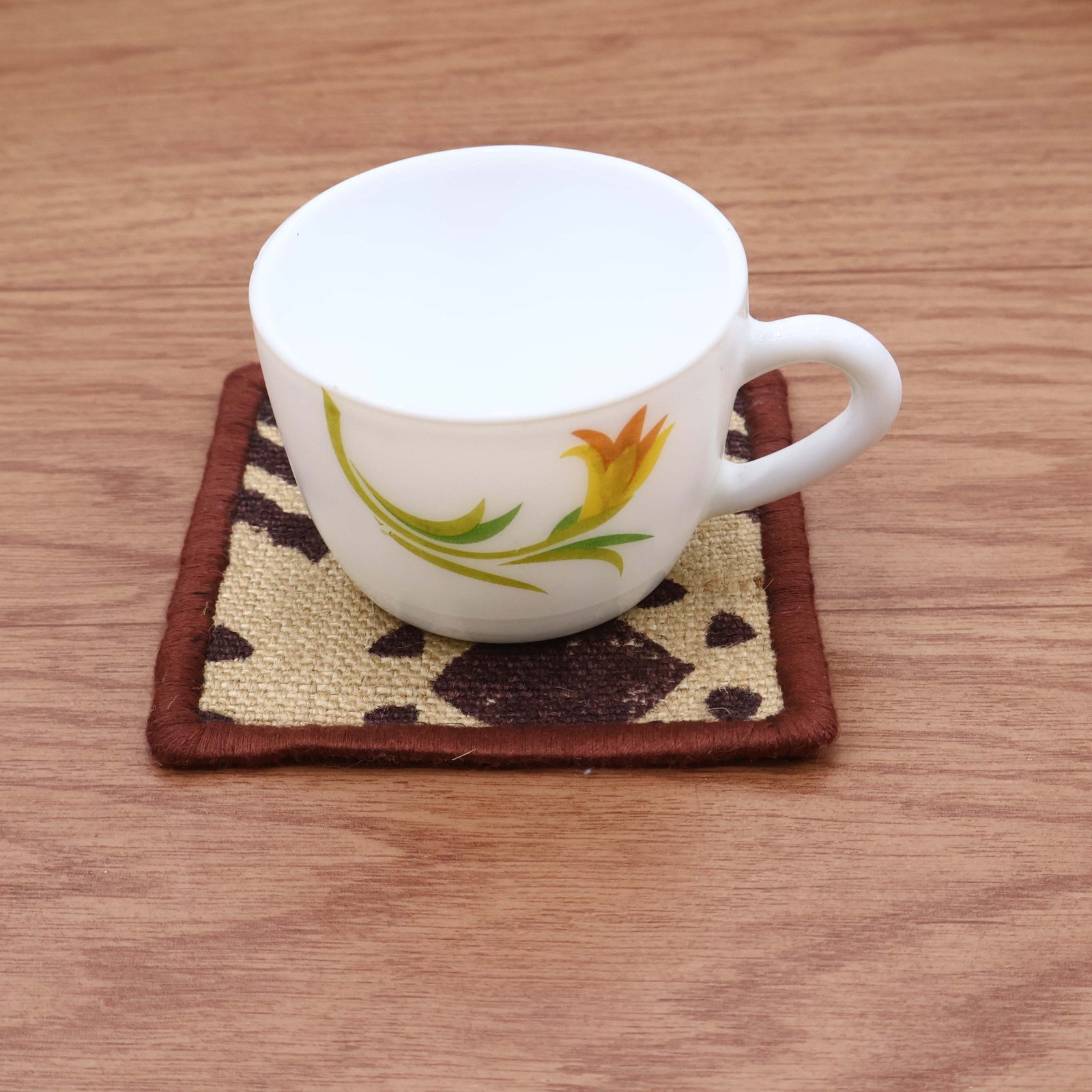 Ethnic Indian Coasters – Handmade Block Print Set HG-CO-11 - Image 3