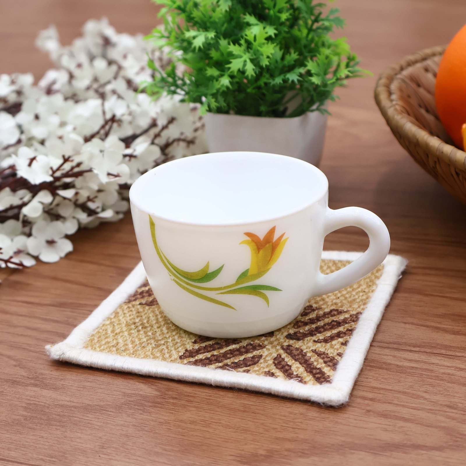 Handcrafted Block Printed Coasters HG-CO-12 - Image 4