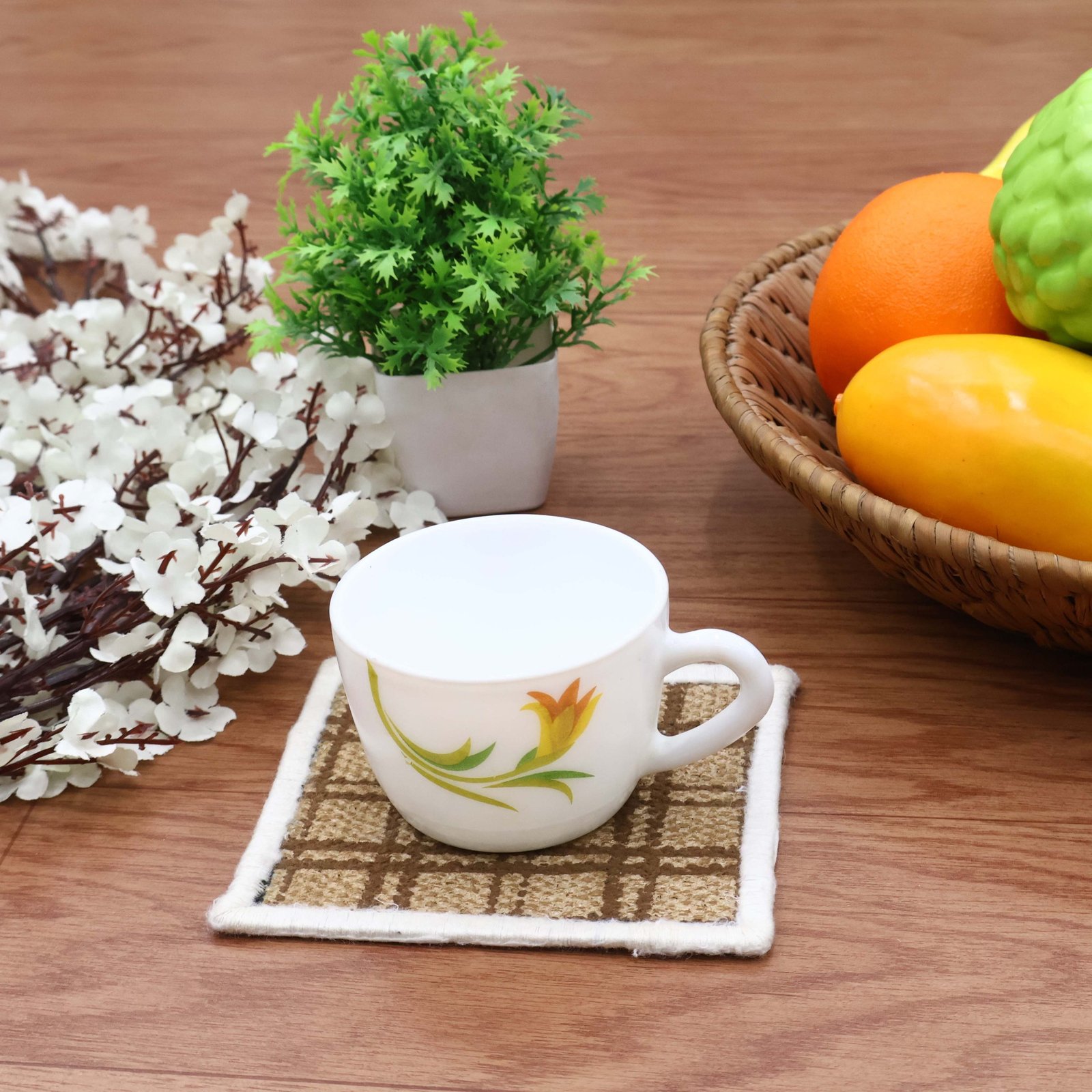 Soft Cotton Hand Block Print Coasters HG-CO-13 - Image 4