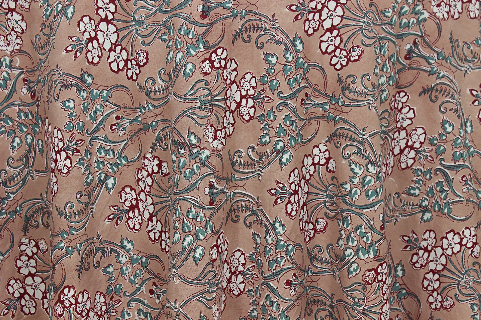 Round Cotton Tablecloth – Traditional Hand Block Print Design HG-RTC-5006 - Image 4